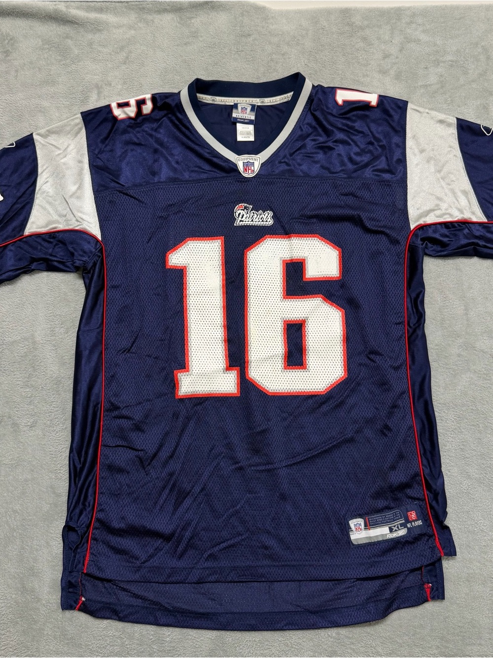 VTG Y2K Reebok Authentic New England Patriots NFL Jersey Matt Cassel Men’s XL